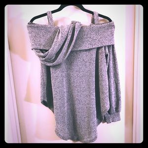 Off the shoulder sweater